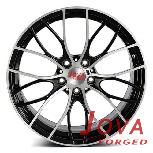 4x100 forged wheels black aluminum rims for cars