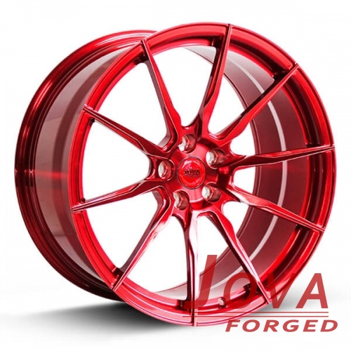 custom aluminum wheels red 10 gracile spoke concave