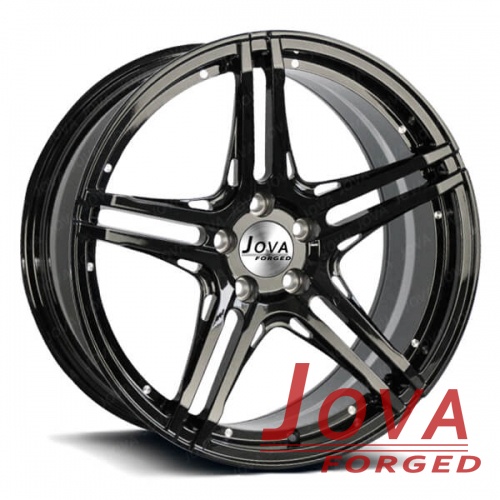 Custom 5 spoke concave wheels rims gloss black
