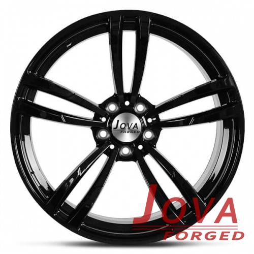 Black aftermarket wheels for bmw performance forged