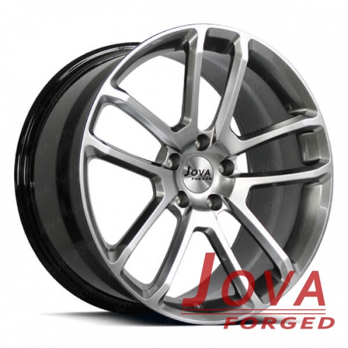 custom wheels black and silver monoblock forged concave