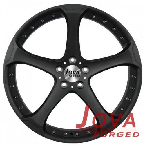 affordable custom rims monoblock forged with decorative rivets