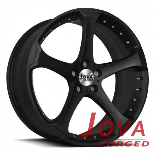 affordable custom rims monoblock forged with decorative rivets