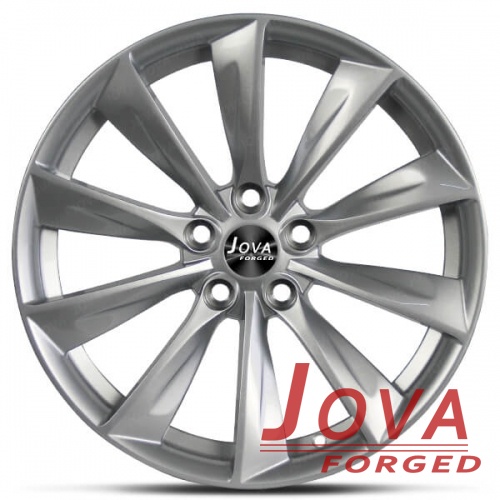 Forged wheels silver 10 multi spoke