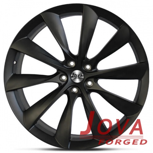Matte black alloy racing wheels 10 multi spoke