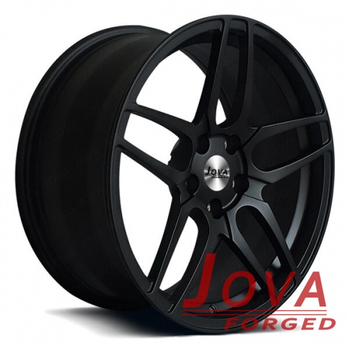 black rims for cars forged double 5 spoke