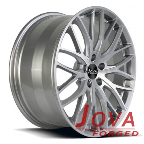 brushed wheels rims concave fine silver flash