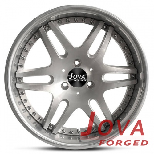 Custom cadillac wheels silver double 6 lug rims