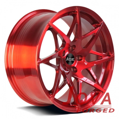 tesla custom wheels red 18 to 22 inch