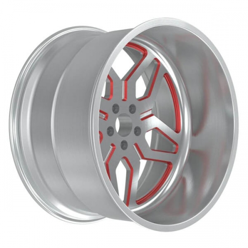 off road racing wheels silver brushed 4x4 rims