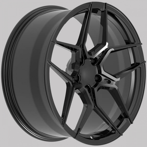 bmw 5 series wheels oem black staggered rims