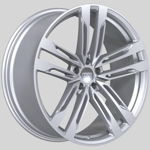 audi s6 21 inch wheels silver aftermarket performance rims