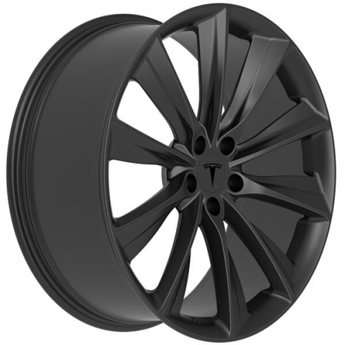 tesla model x black rims 22 inch wheels