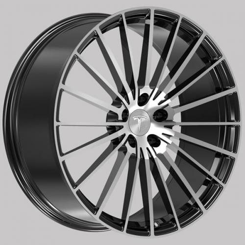 model x black rims 22 inch tesla wheels