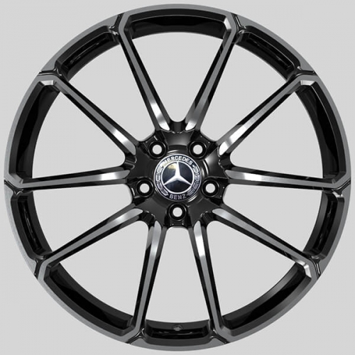 mercedes v class alloy wheels concave black car rims
