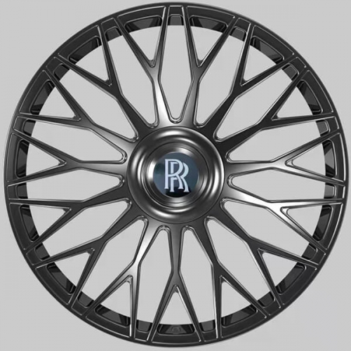 rolls royce cullinan 24 wheels black forged aluminium wheels