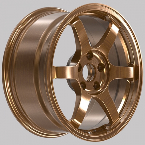 Honda civic wheels bronze 6 spoke rims