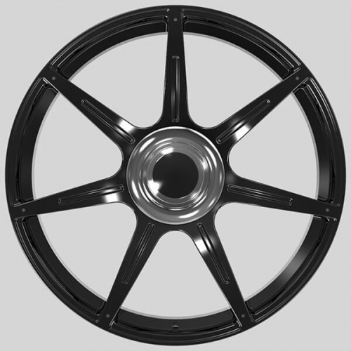 Custom 7 spoke rims forged aluminium wheels