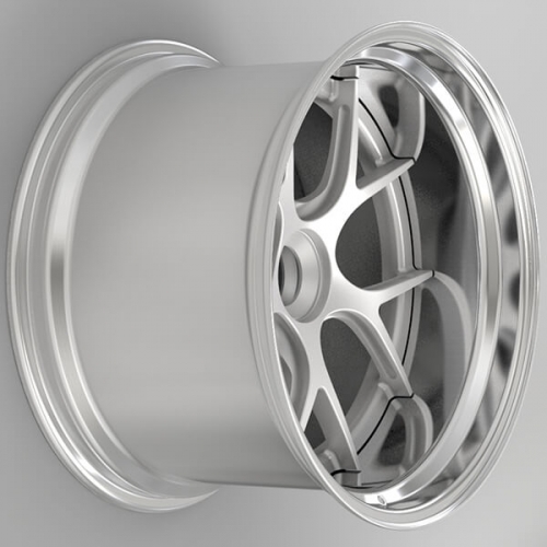 19 inch deep dish rims for car silver and polished wheels