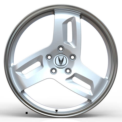acura tsx rims 19 inch 3 spoke car wheels hyper silver