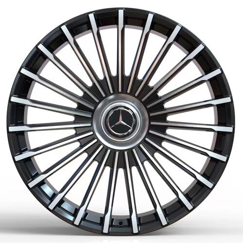 Mercedes benz gls 450 wheels black rims multi spoke