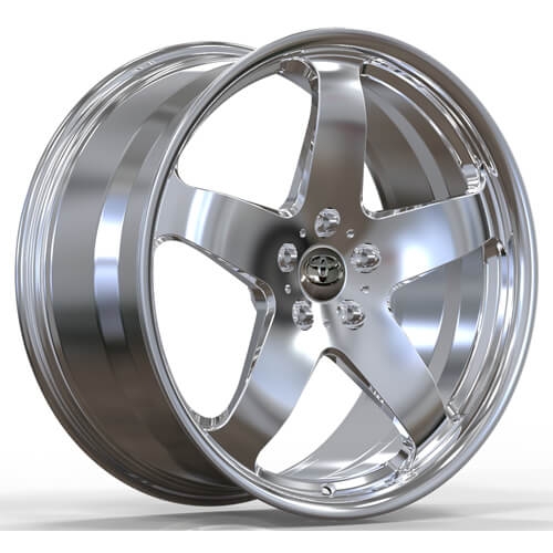 toyota polished wheels