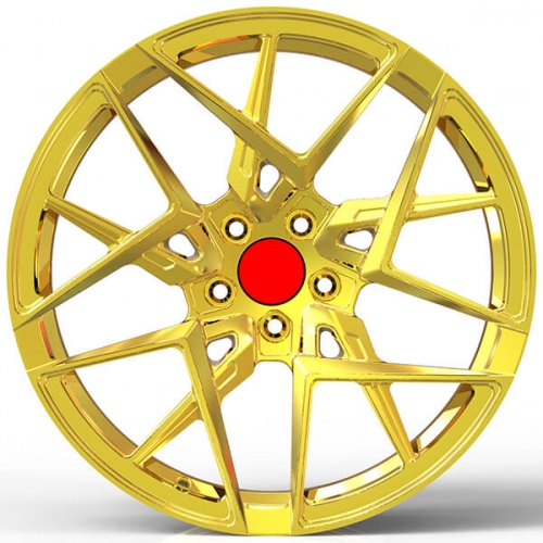 Frozen Gold Wheels Chrome Rims For Bmw 3 Series G20 330i Suppliers