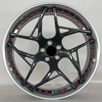 Ford explorer wheels transprant black wheels with red rivets suppliers ...