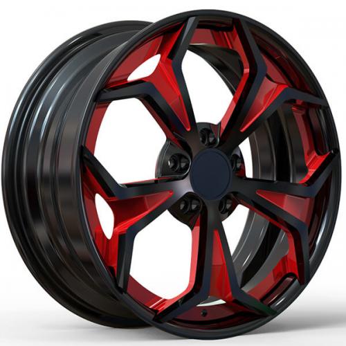 vw golf rims black