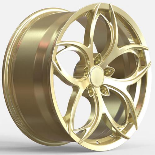 brushed bronze rims
