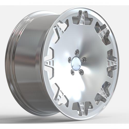 Mercedes w222 polished wheels