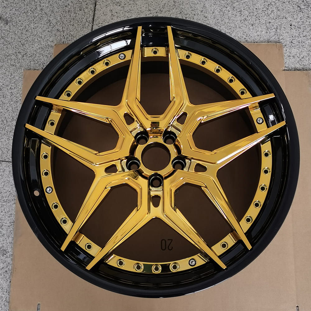 deep plate chrome rims with black lip