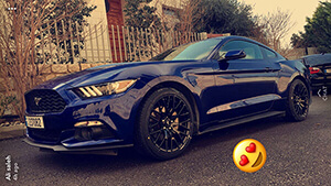 Feedback: Black Ford mustang replica wheels