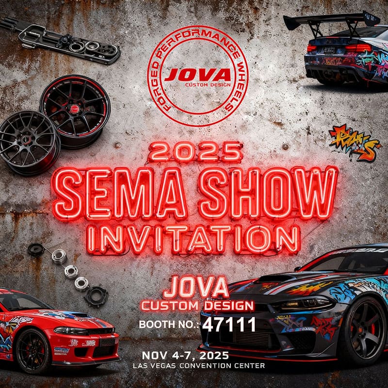 JOVA Wheels waiting for you at the 2025 Sema Show