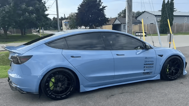 black rims on bmw car