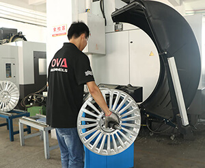 Dynamic Balance Test in JOVA FORGED WHEELS