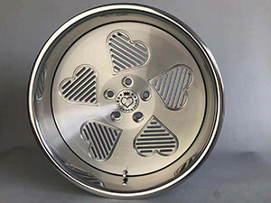 New design 2-piece forged rims polished finished