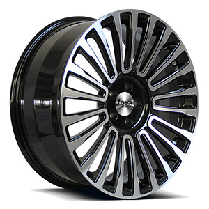 Black machined rims made in China