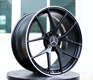 Black mercedes benz rims